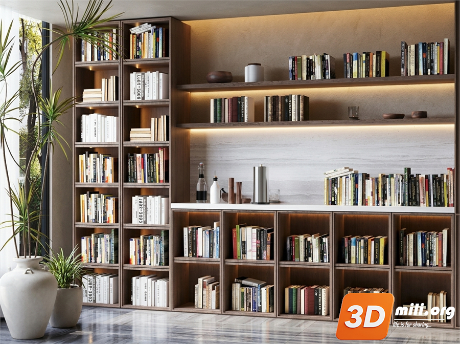 Bookcase Skp Files